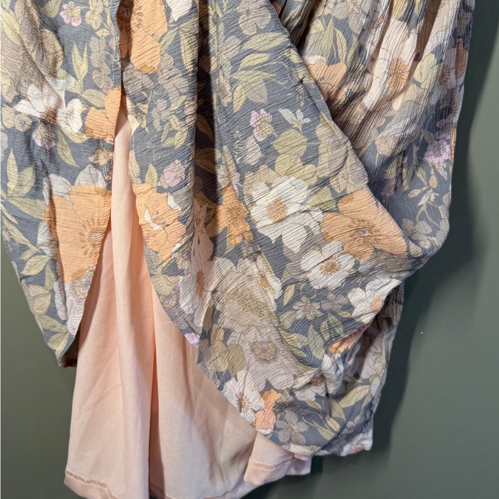 Floral Ruffle Strap Dress Small - Picture 4 of 5